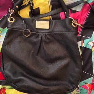 Marc By Marc Jacobs Black Leather Workwear Top Handle Handbag Purse